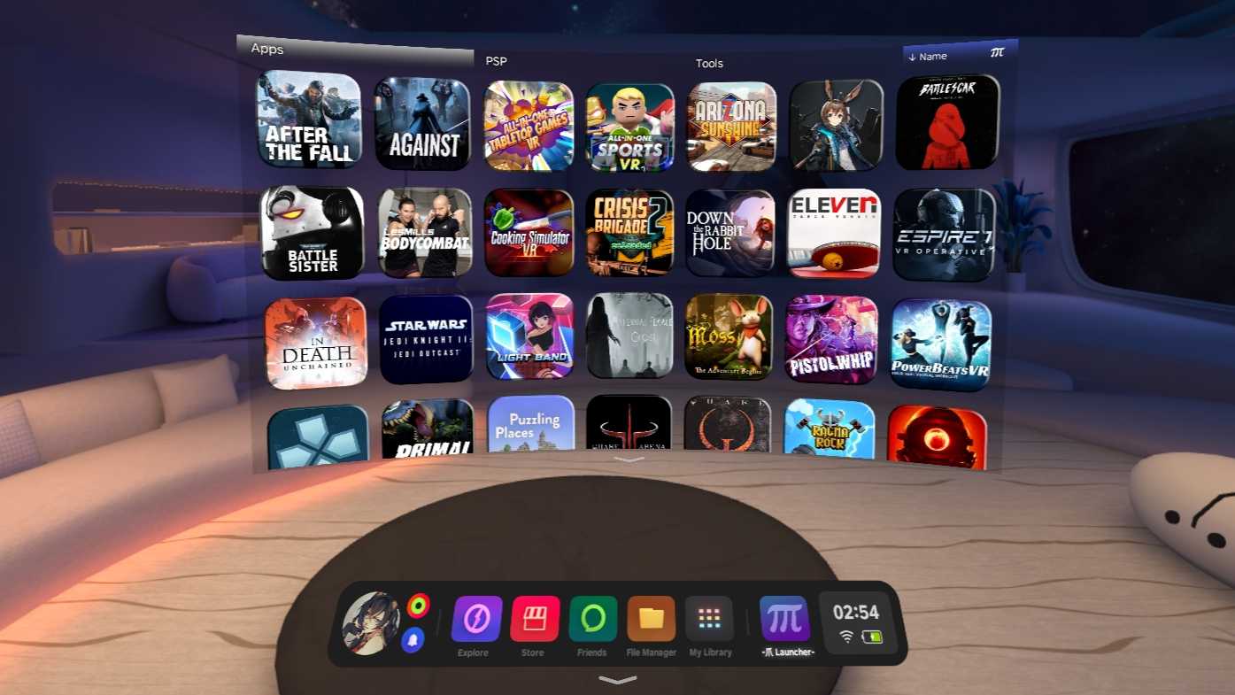 Oculus Quest 程序《爪图标启动器》PiLauncher