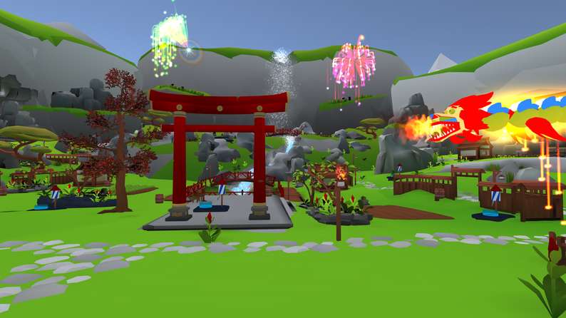 Oculus Quest游戏《Fireworks & Chill VR》烟花