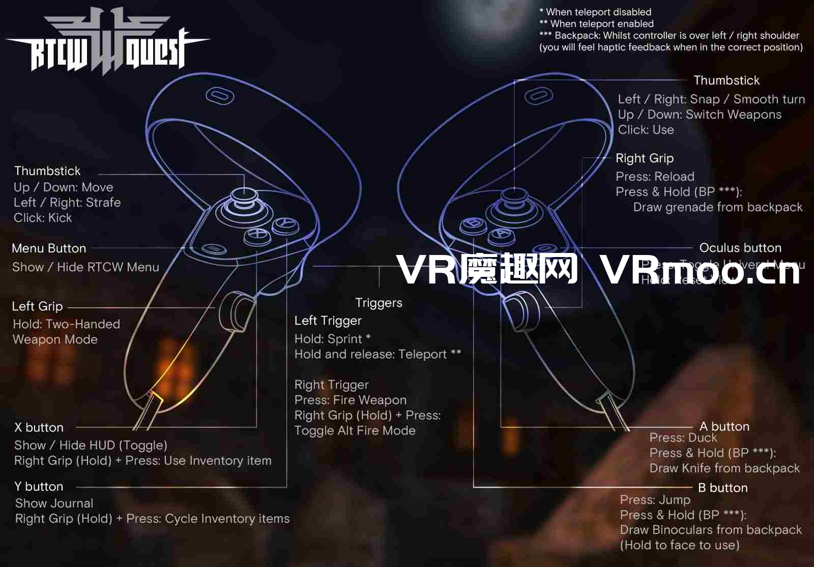 Oculus Quest 游戏《Return to Castle Wolfenstein》重返德军总部