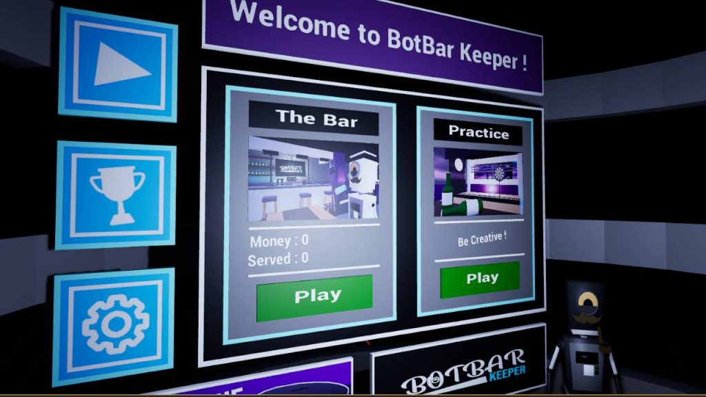 Oculus Quest 游戏《Bot Bar Keeper》酒吧模拟器