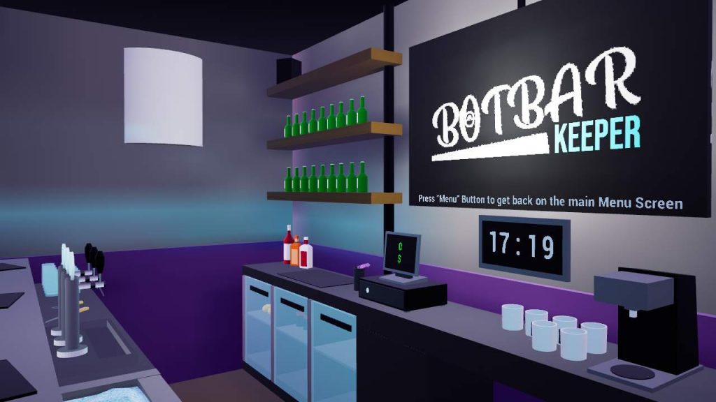 Oculus Quest 游戏《Bot Bar Keeper》酒吧模拟器