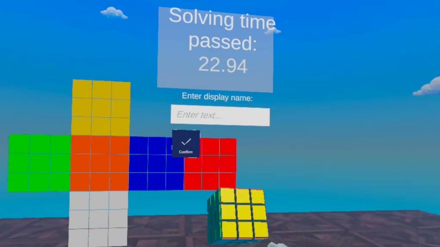 Oculus Quest 游戏《手势魔方》Speed Cube