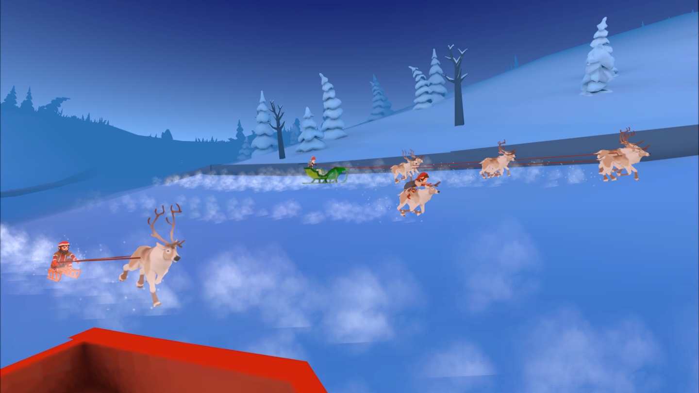 Oculus Quest 游戏《2021 年圣诞老人驯鹿赛》Santa’s Reindeer Racing 2021