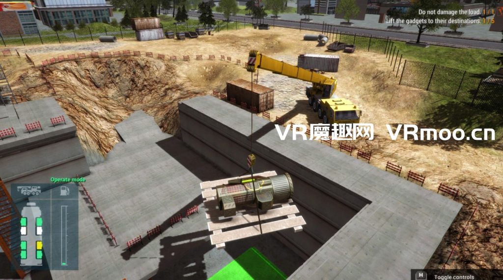 Oculus Quest 游戏《Construction Machine Simulator》工程机械模拟器