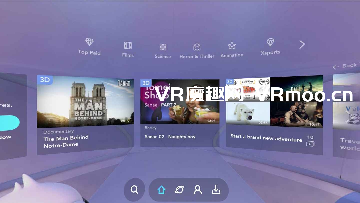 Oculus Quest 应用《VeeR VR and 履客 VR》在线观看 VR视频动漫