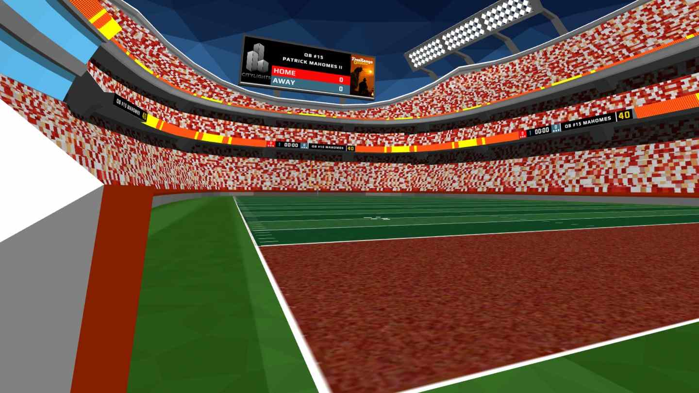 Oculus Quest 游戏《MVP 橄榄球 – 帕特里克·马霍姆斯》MVP Football – The Patrick Mahomes Experience