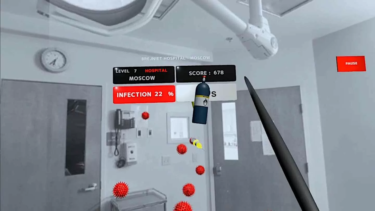 Oculus Quest 游戏《VIRUS NO MORE》消灭病毒