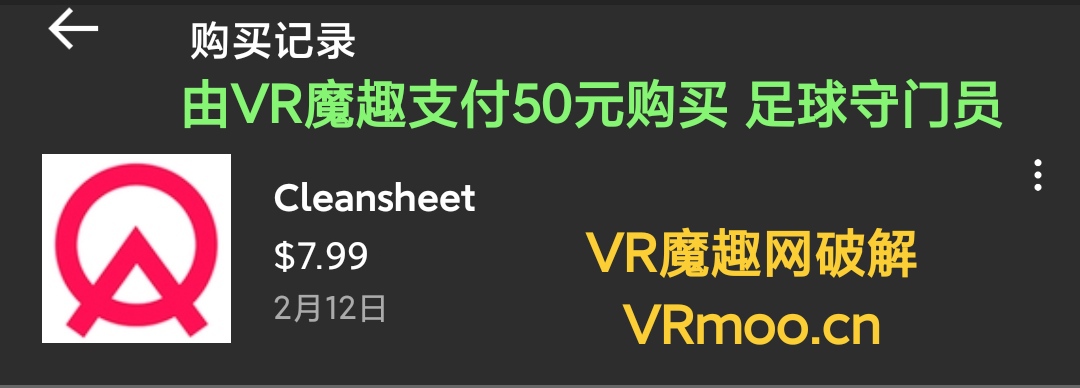 Oculus Quest 游戏《足球守门员》Cleansheet VR