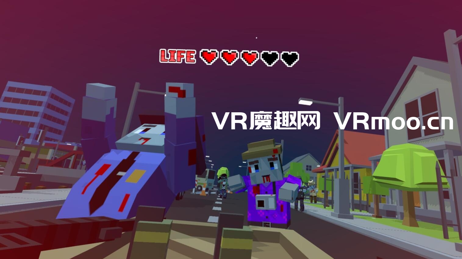 Oculus Quest 游戏《Voxel Shot VR》像素僵尸