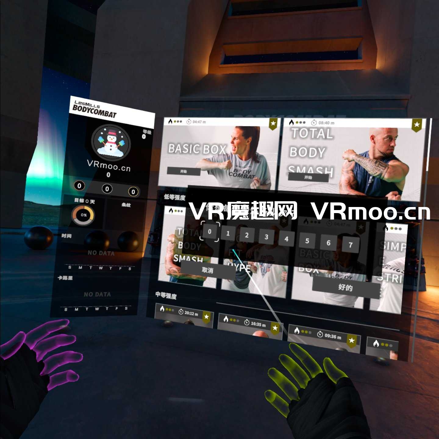 Oculus Quest 游戏《莱斯米尔斯体操汉化中文版》LES MILLS BODYCOMBAT VR