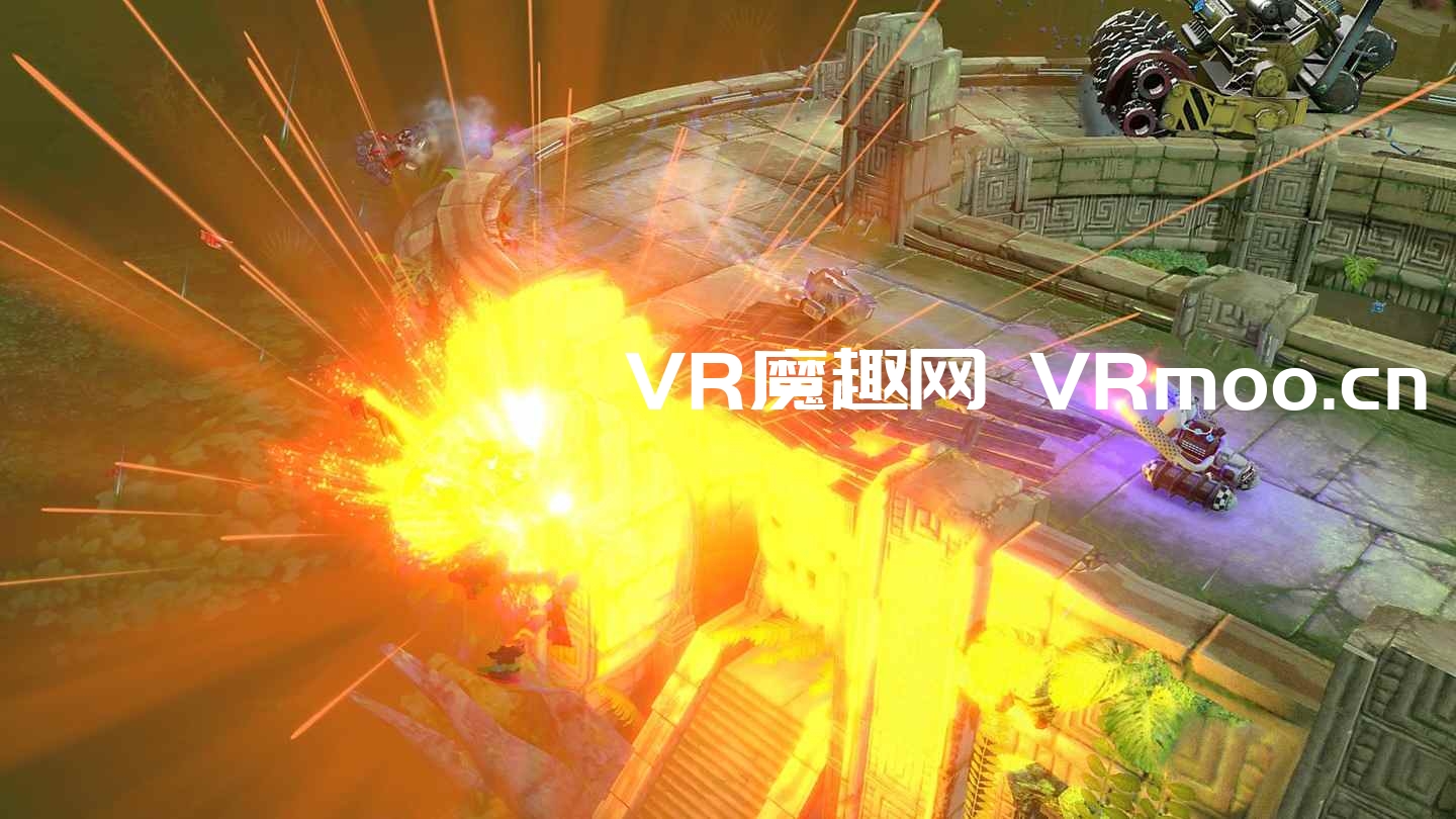 Meta Quest 游戏《火焰冲刺：星轨》BlazeRush: Star Track VR