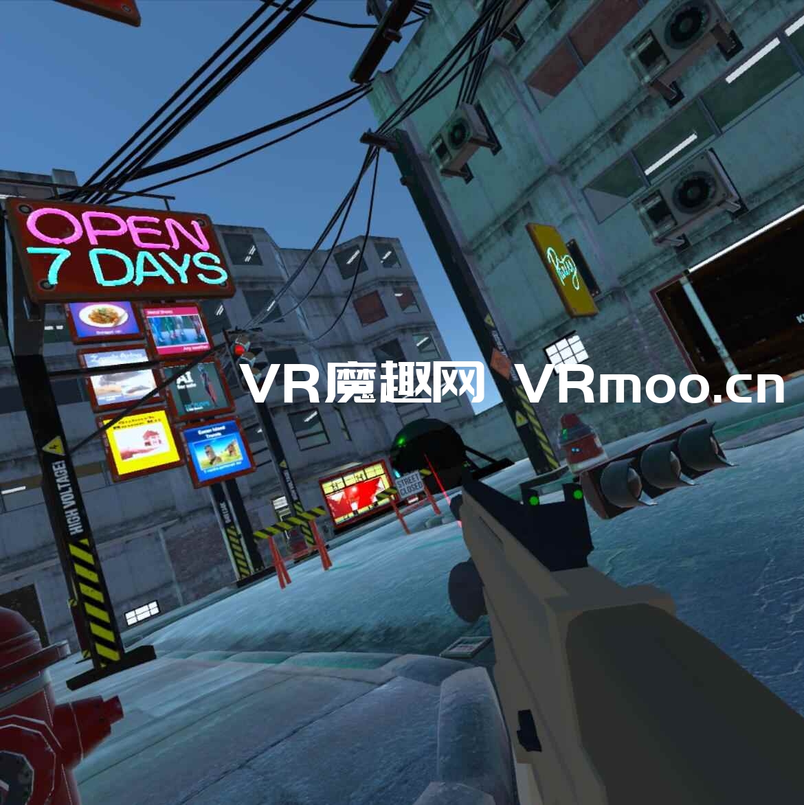 Meta Quest 游戏《Cyber City VR》网络城市 VR