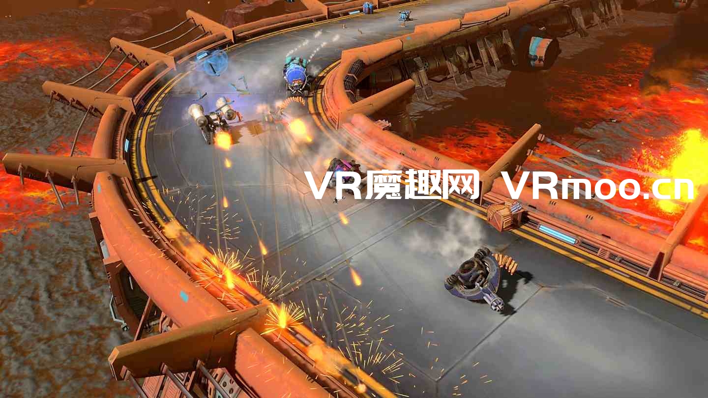 Meta Quest 游戏《火焰冲刺：星轨》BlazeRush: Star Track VR