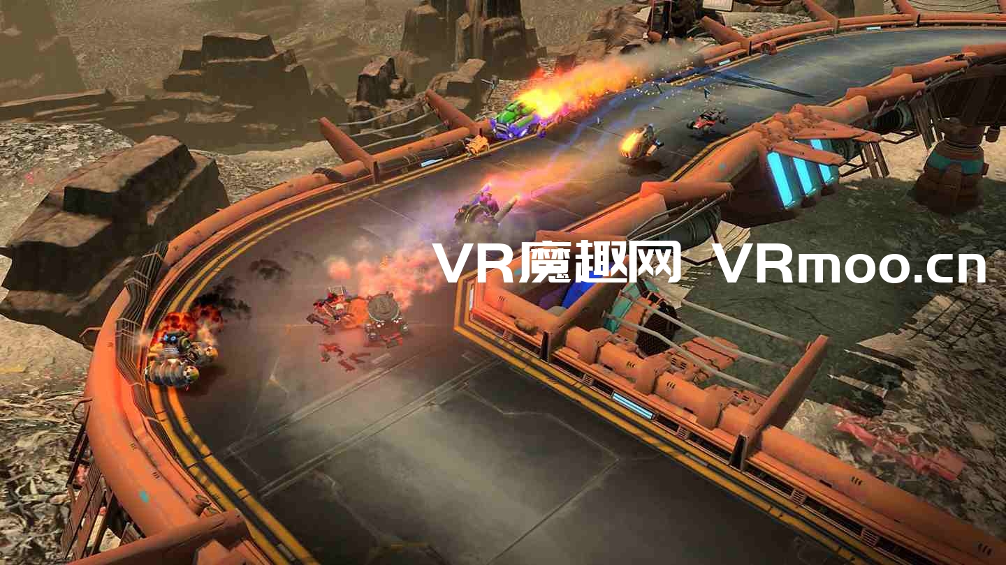 Meta Quest 游戏《火焰冲刺：星轨》BlazeRush: Star Track VR