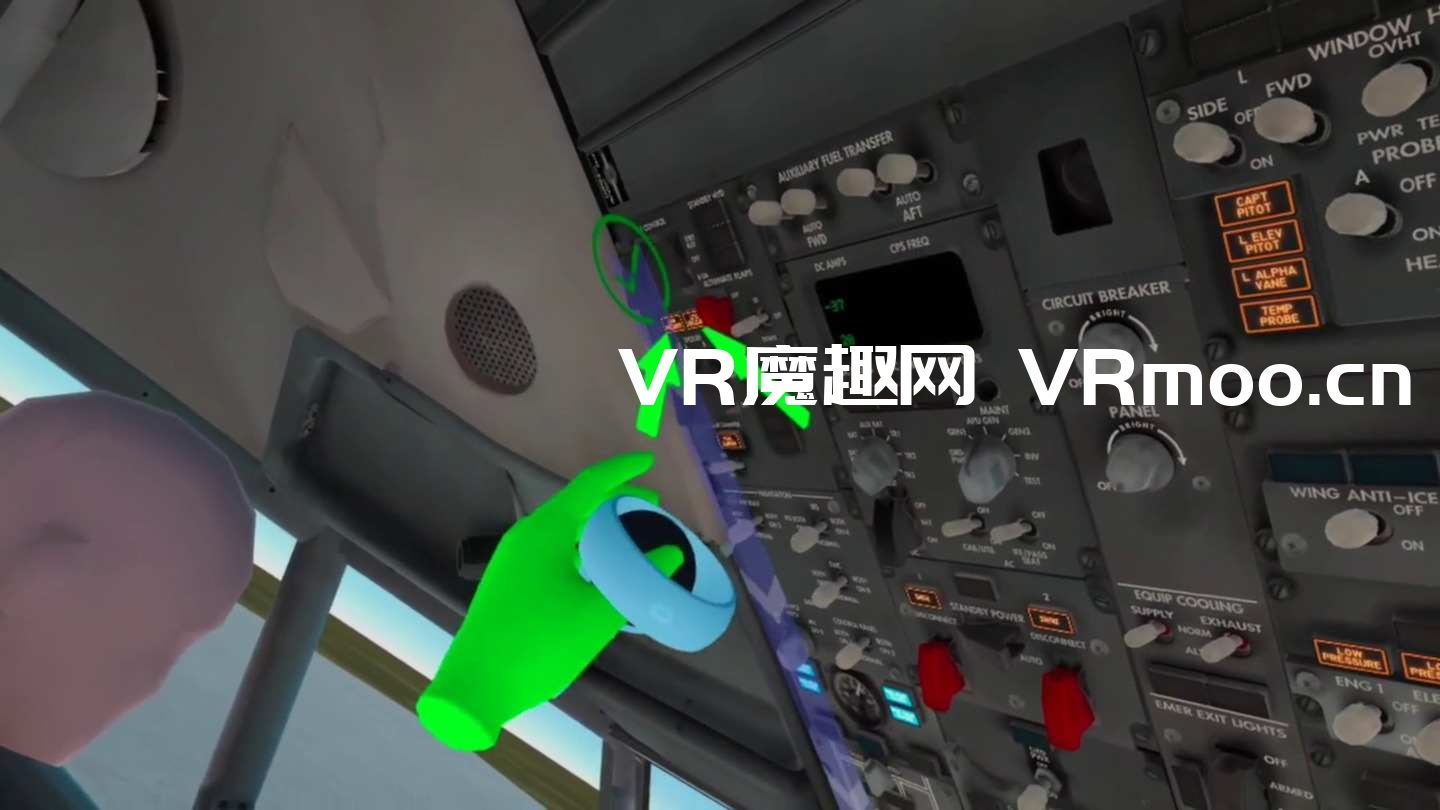 Oculus Quest 游戏《VRflow B737NG》飞行模拟 空客B737N