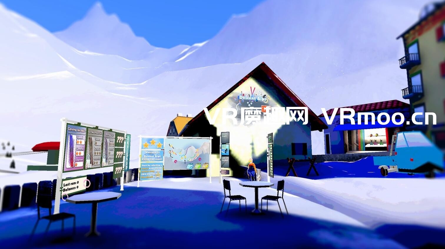 Oculus Quest 游戏《阿尔卑斯山滑雪》Descent Alps