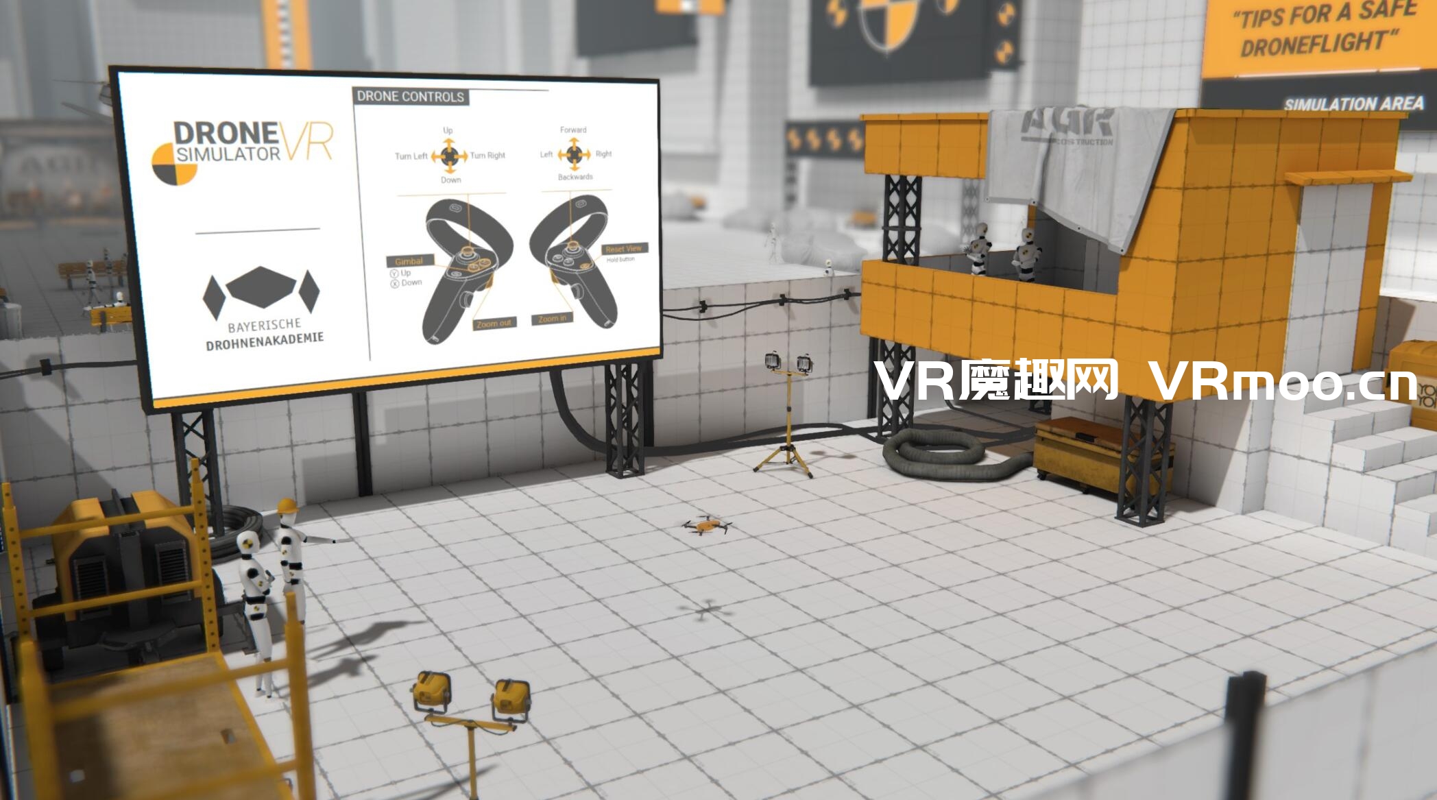 Meta Quest 游戏《Drone Simulator VR》无人机模拟器 VR
