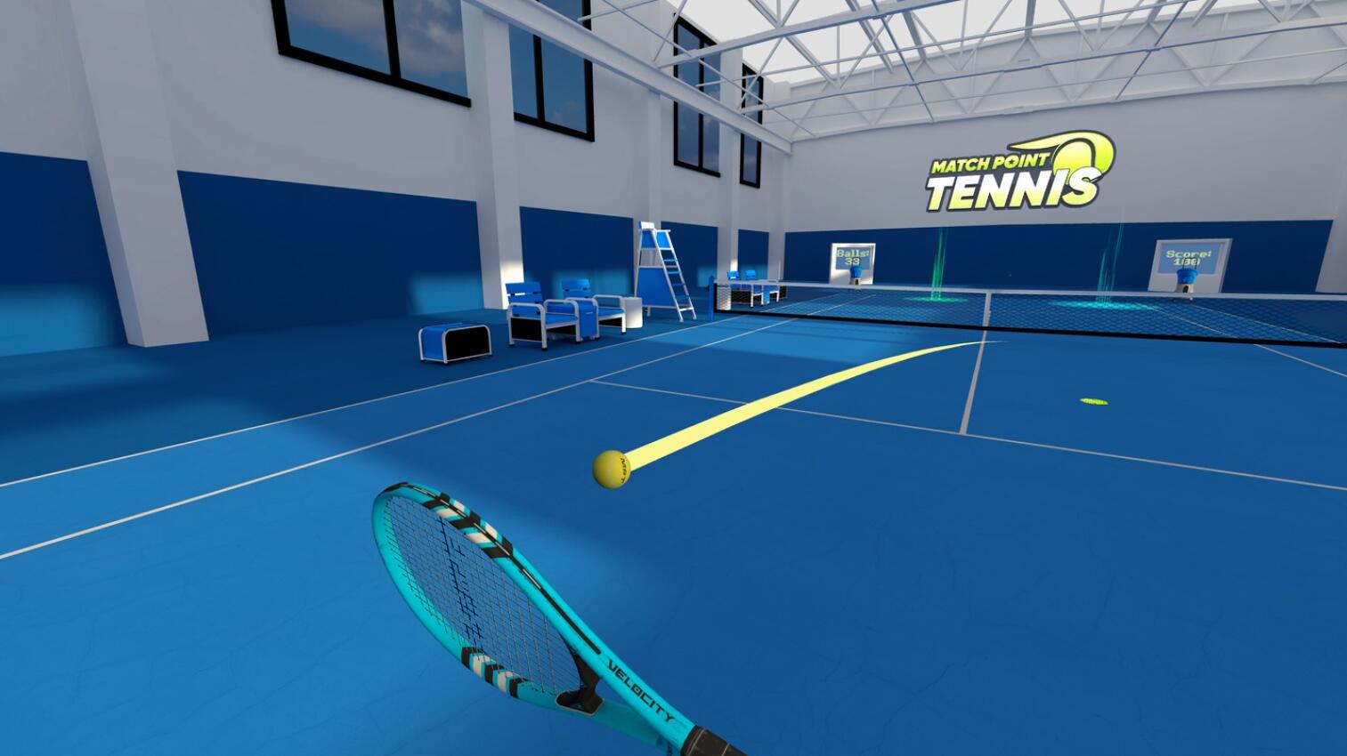 Oculus Quest 游戏《网球模拟器》Match Point Tennis