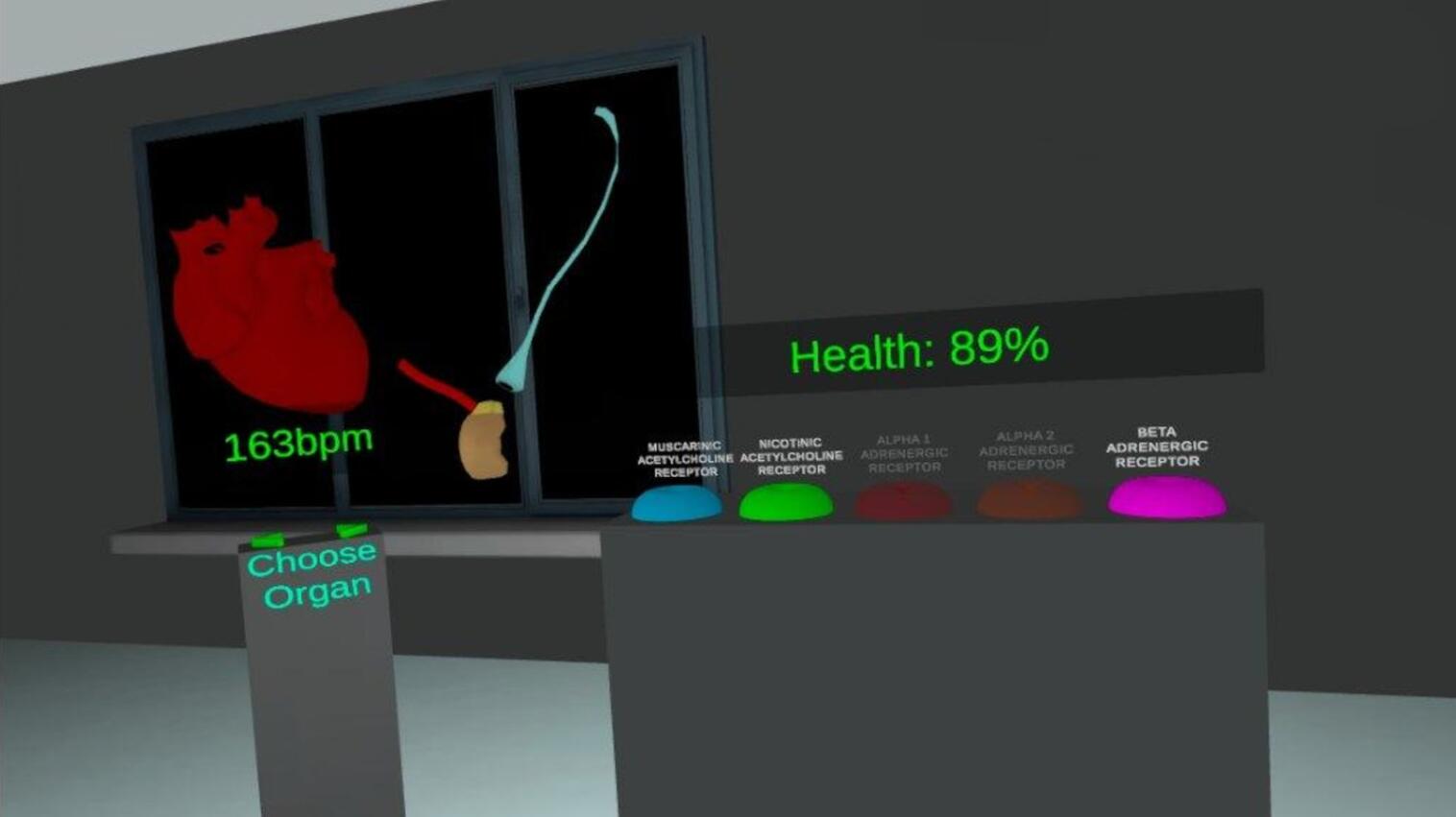 Oculus Quest 游戏《自主神经系统模拟器》Autonomic Nervous System Simulator