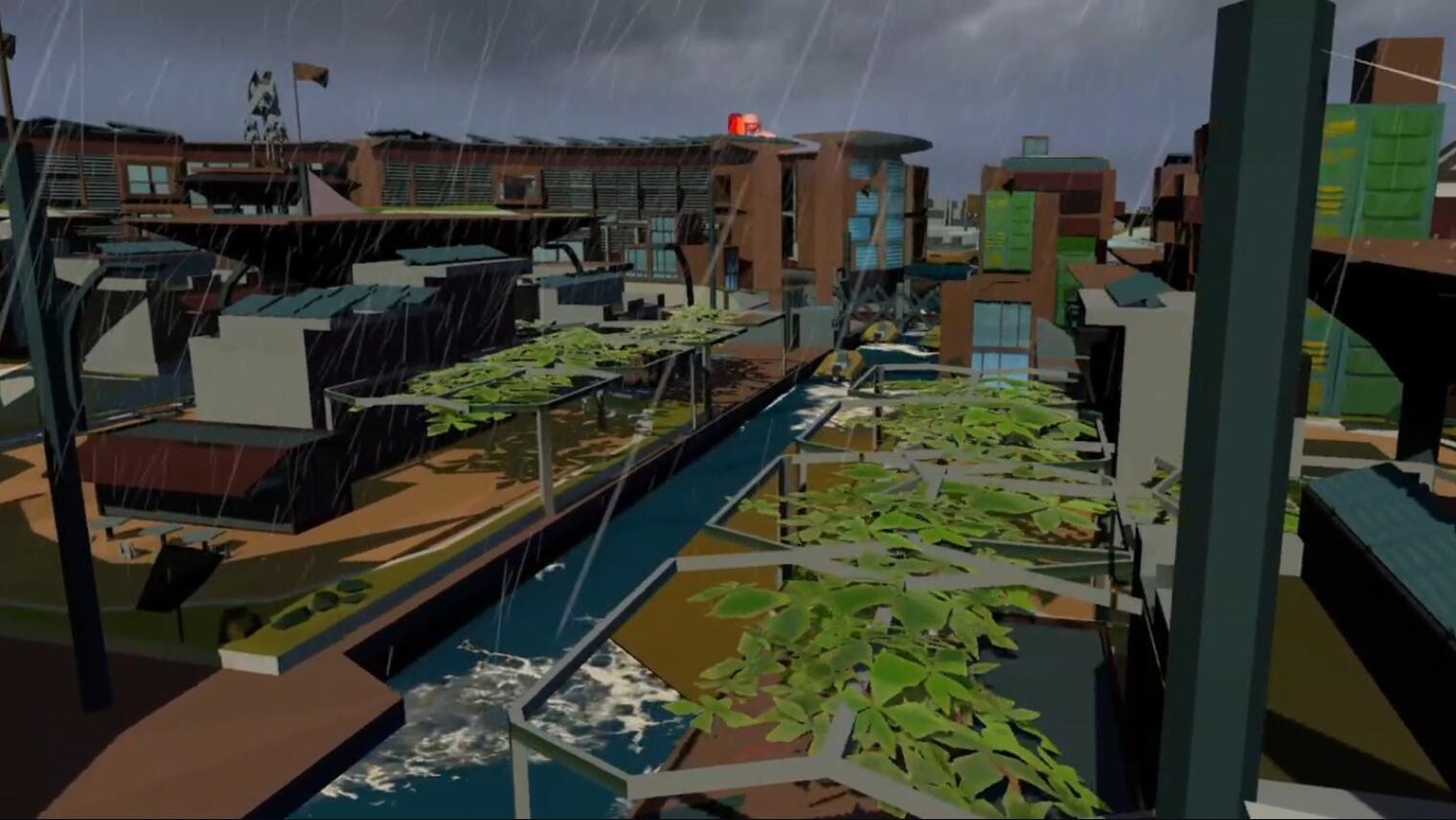 Oculus Quest 游戏《未来世界浮城》Future World Vision Floating City VR