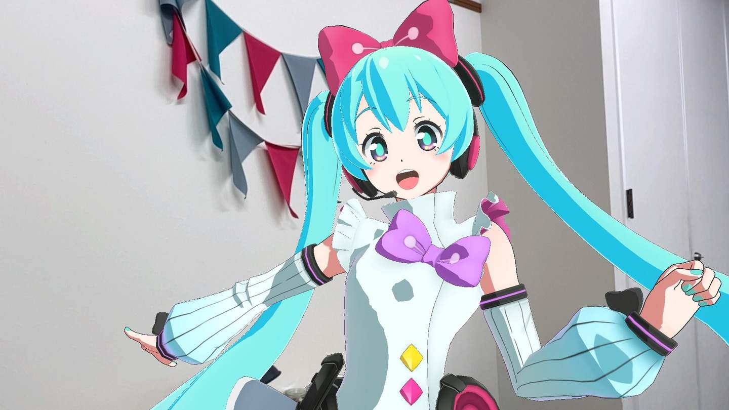 Oculus Quest 游戏《初音未来全息模型》HoloModels MR