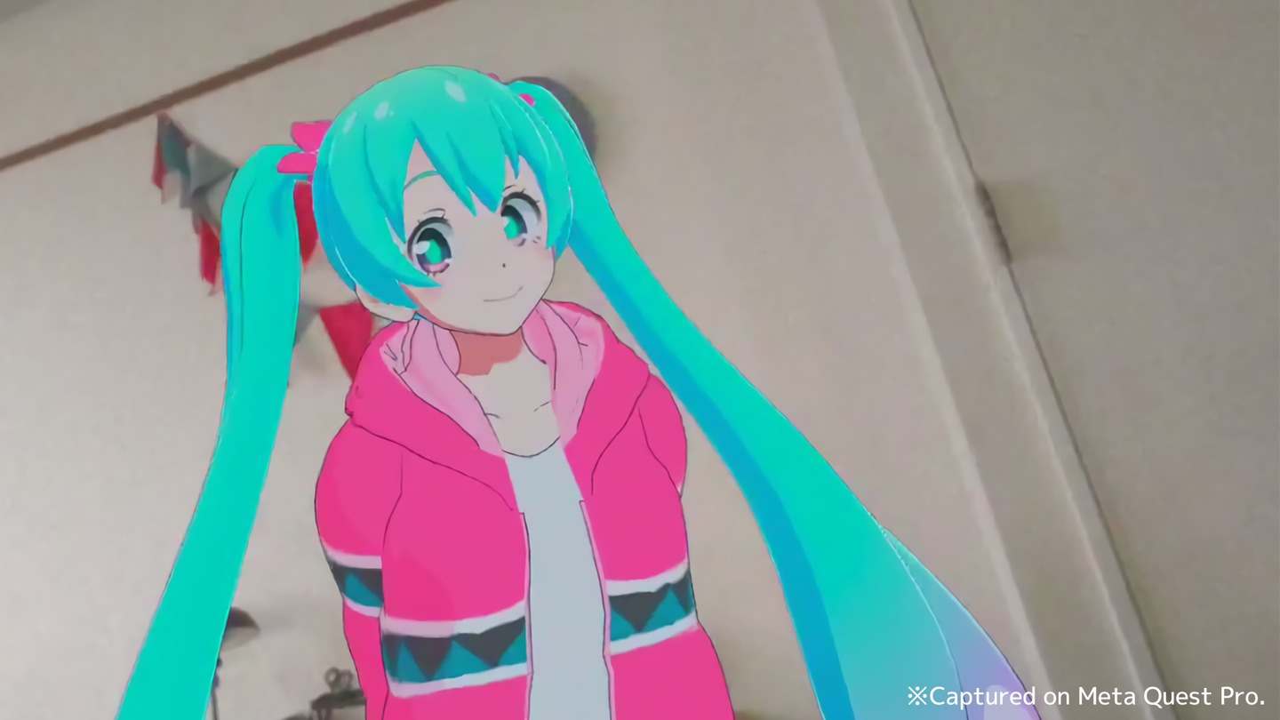 Oculus Quest 游戏《初音未来全息模型》HoloModels MR