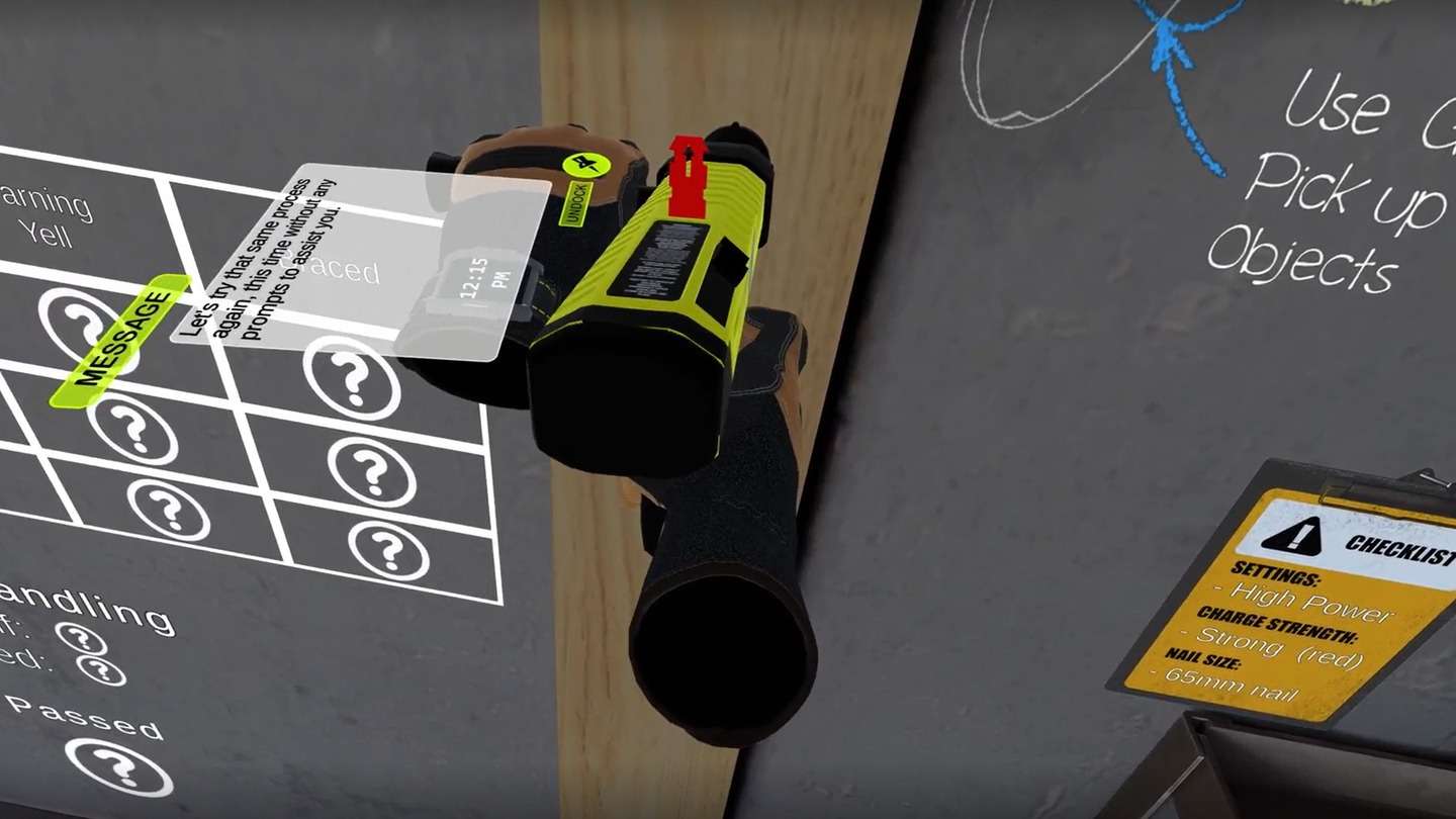 Oculus Quest 游戏《爆炸性电动工具安全》Explosive Power Tools Safety