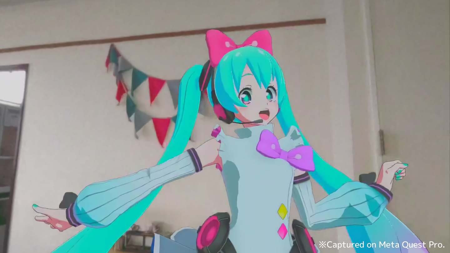 Oculus Quest 游戏《初音未来全息模型》HoloModels MR