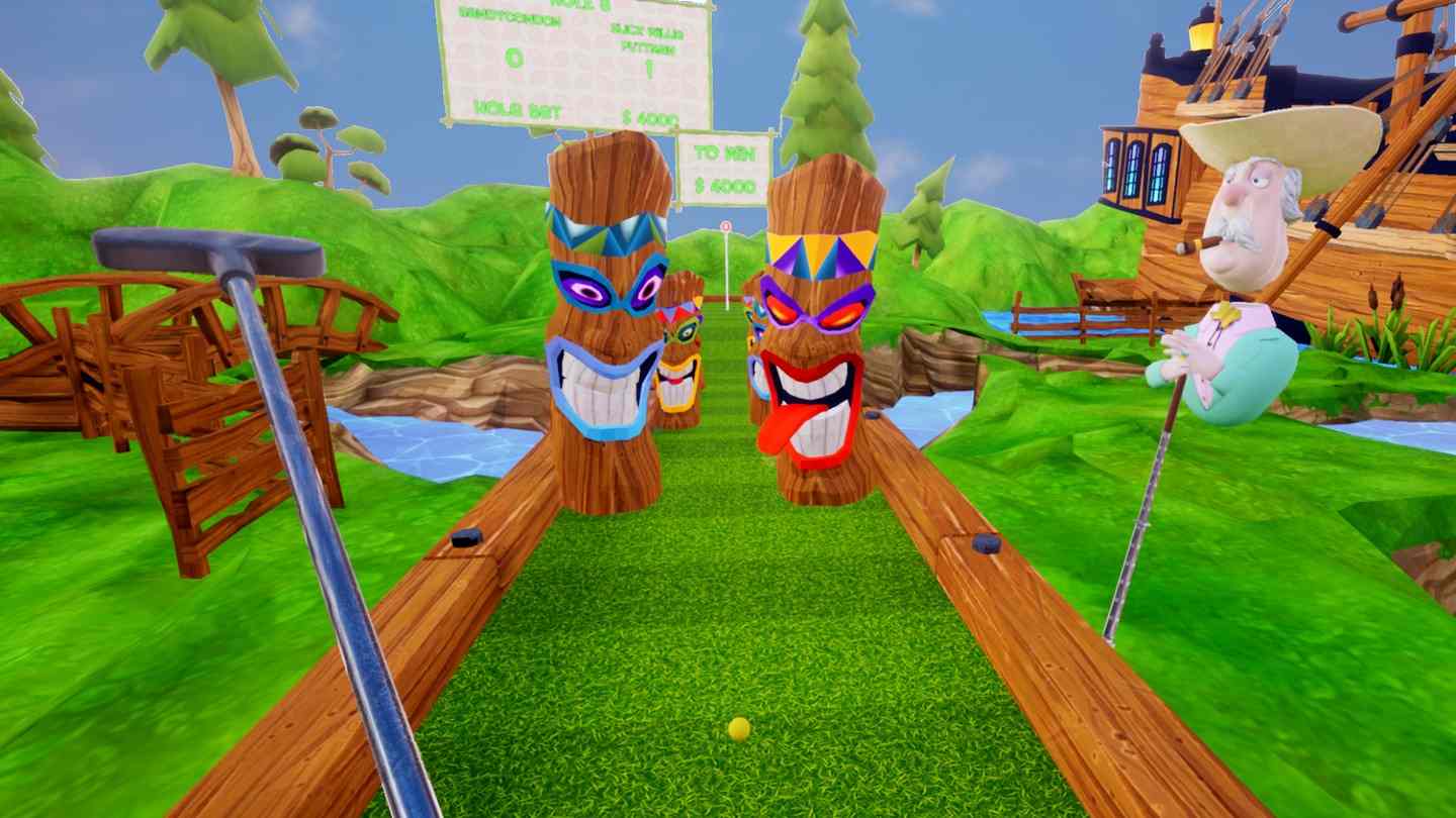 Oculus Quest 游戏《趣味迷你高尔夫》Mini Golf Hustler