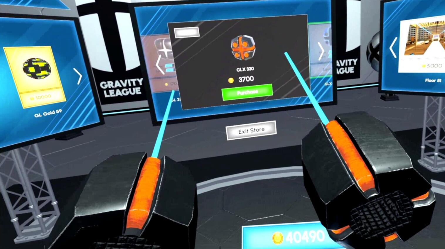 Oculus Quest 游戏《重力联赛》Gravity League