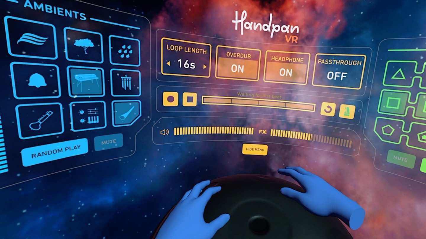 Oculus Quest 游戏《手碟 VR》Handpan VR