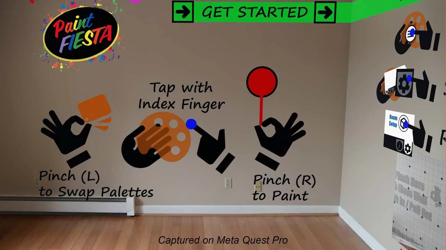 Oculus Quest 游戏《油漆嘉年华》Paint Fiesta
