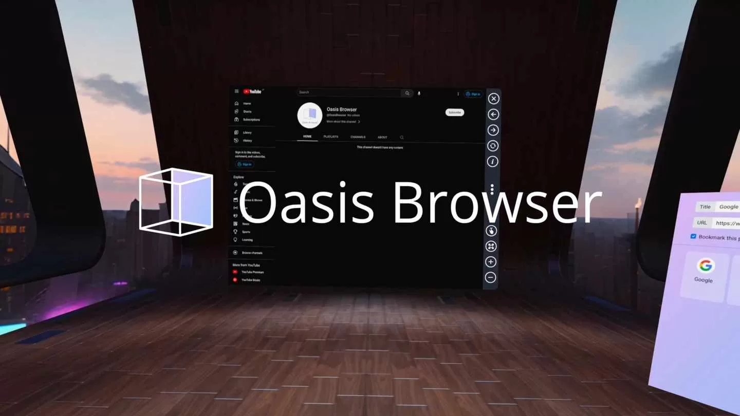 Oculus Quest 工具《绿洲浏览器》Oasis Browser