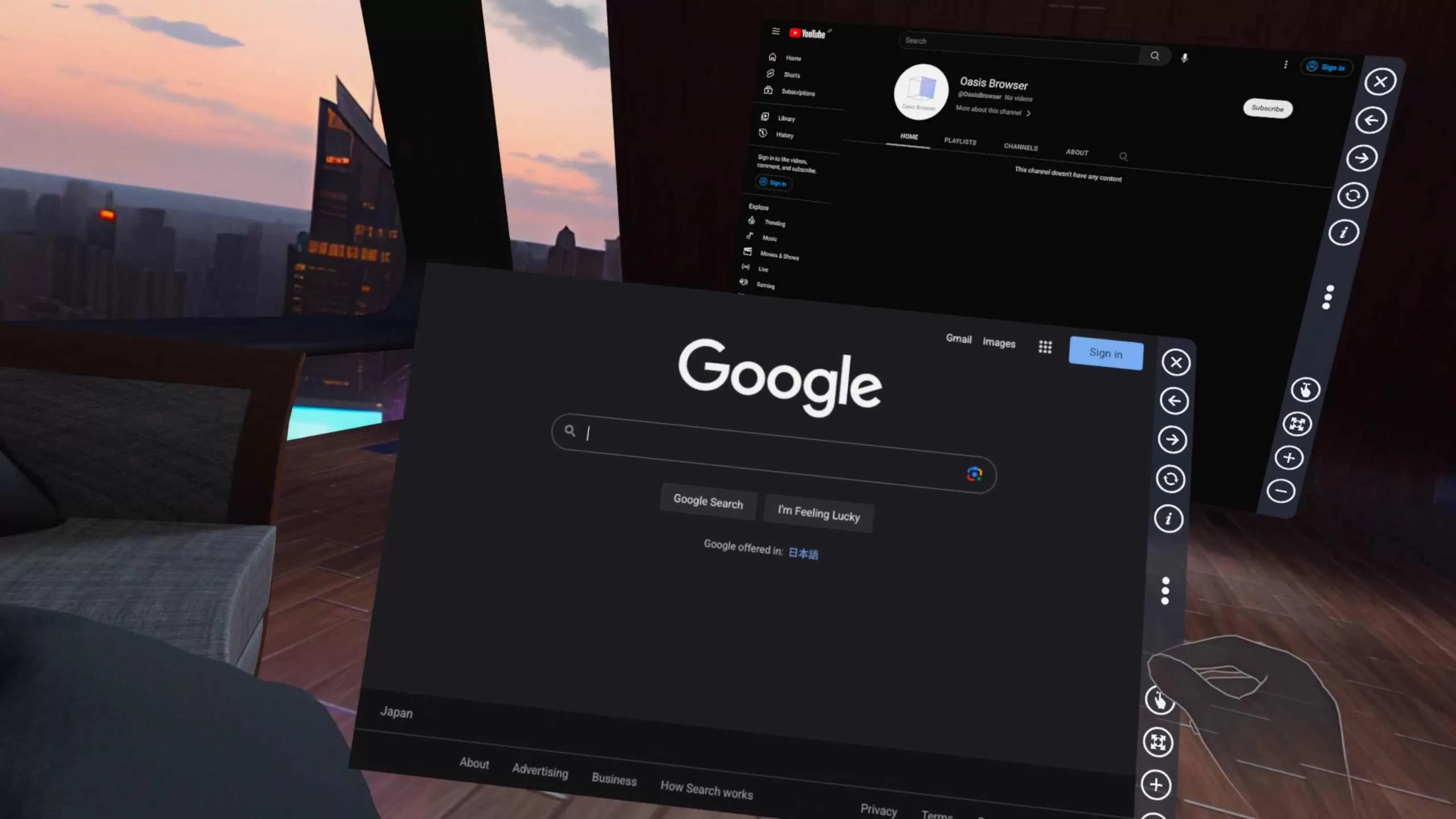 Oculus Quest 工具《绿洲浏览器》Oasis Browser