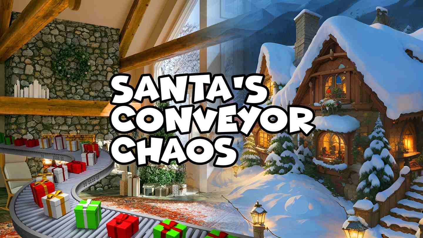 Oculus Quest 游戏《圣诞老人的传送》Santas Conveyor Chaos