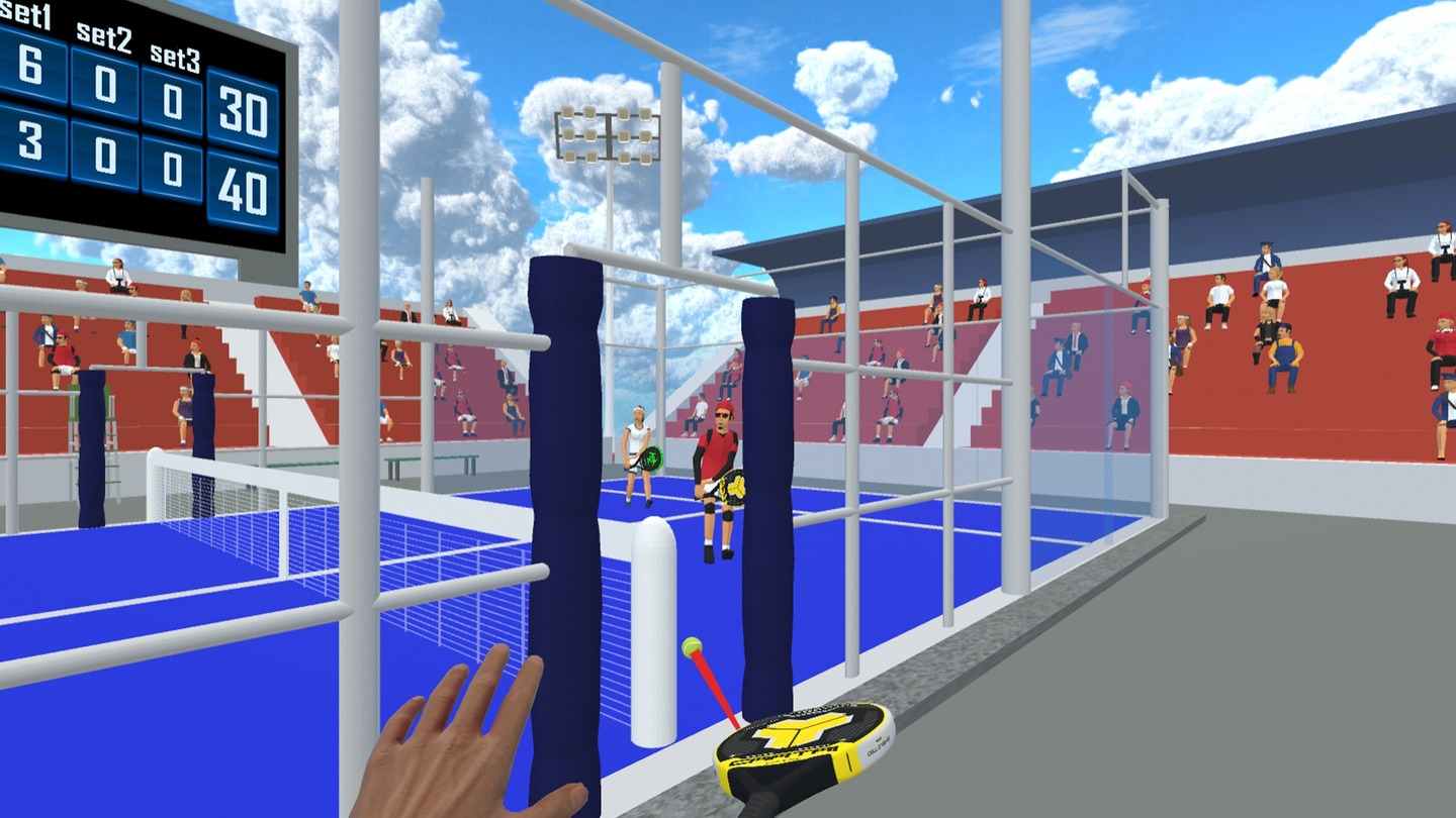 Oculus Quest 游戏《虚拟球拍》Virtual Padel