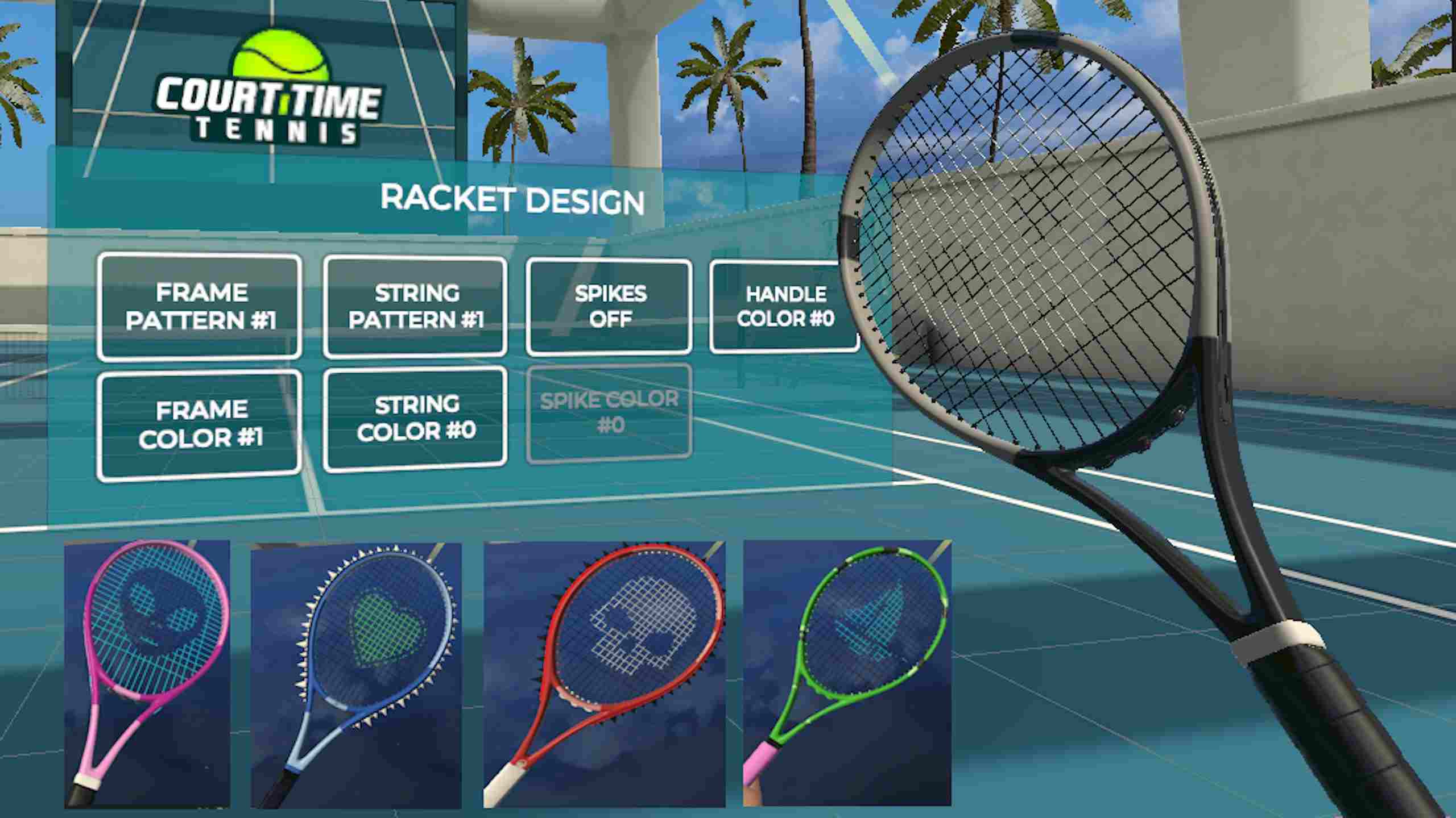 Oculus Quest 游戏《球场网球》Court Time Tennis