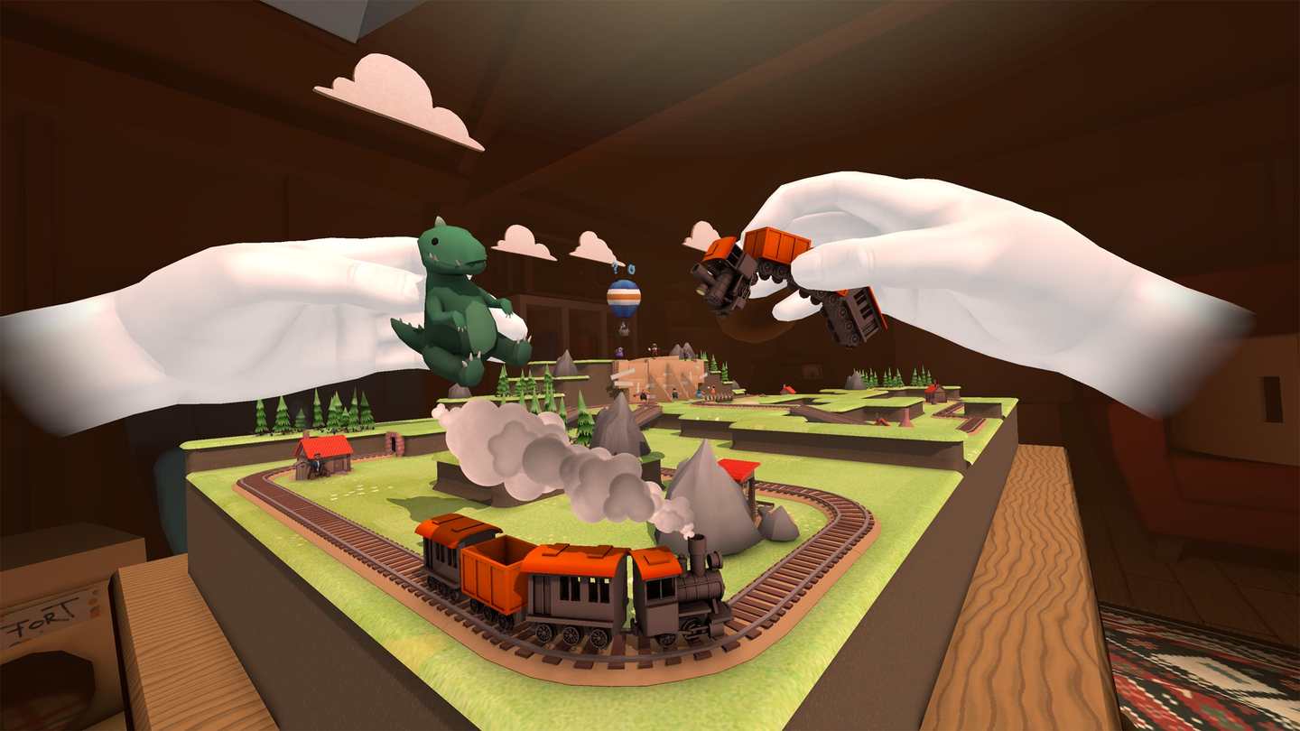 Oculus Quest 游戏《玩具火车》Toy Trains