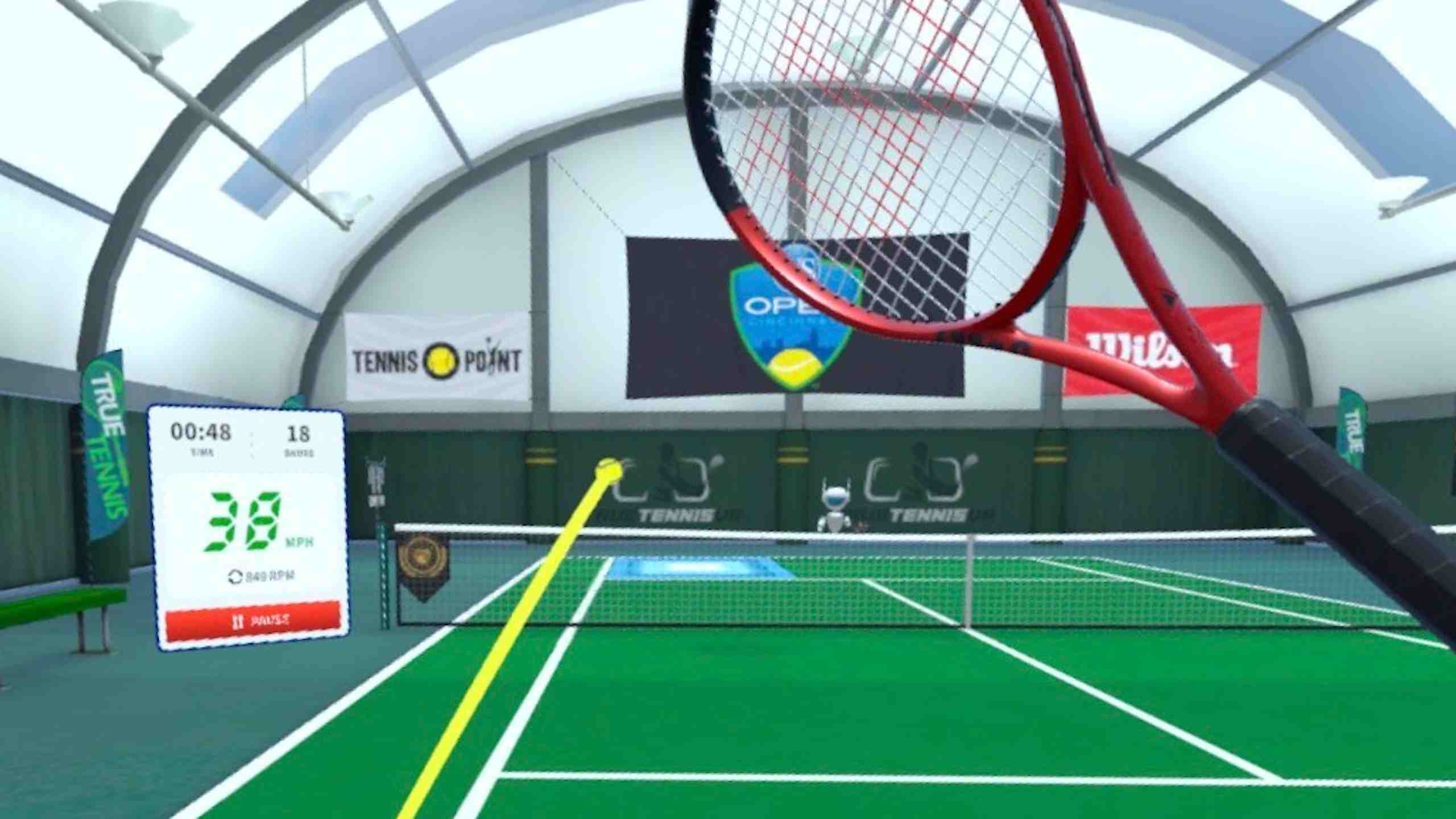 Oculus Quest 游戏《真实网球》TrueTennis