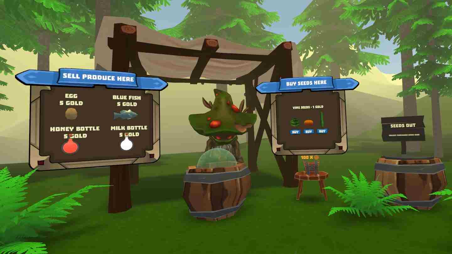 Oculus Quest game Forest Farm Deep Forest Farm