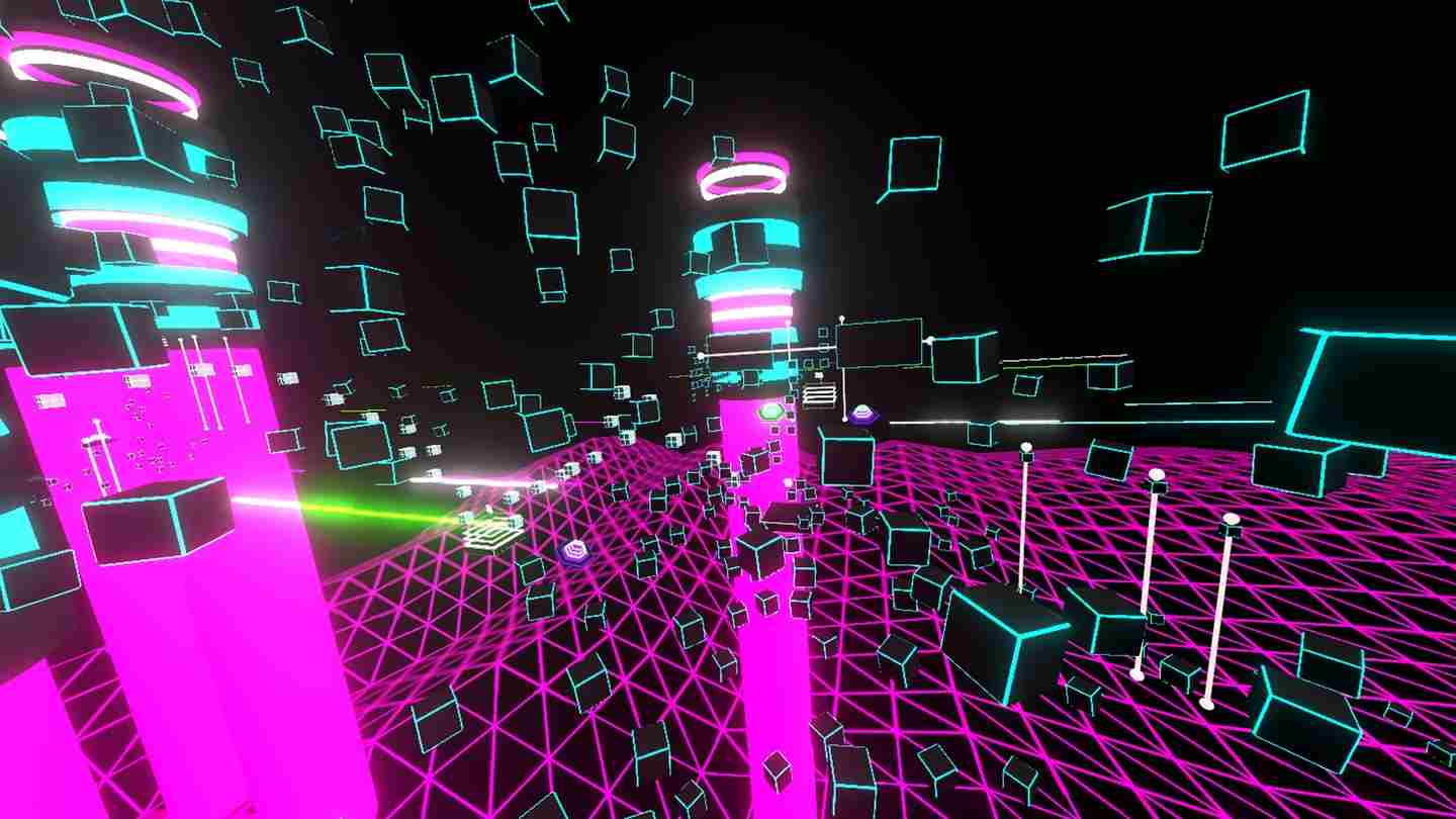 Meta Quest 游戏《霓虹网络空间》Pixel Arcade