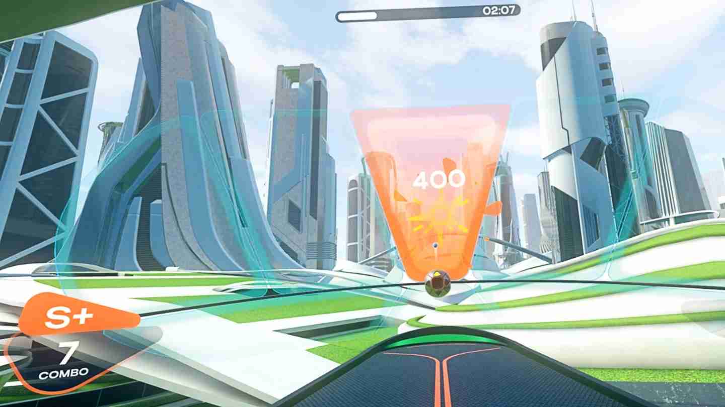 Meta Quest 游戏《朋克网球》Cyberfit Tennis