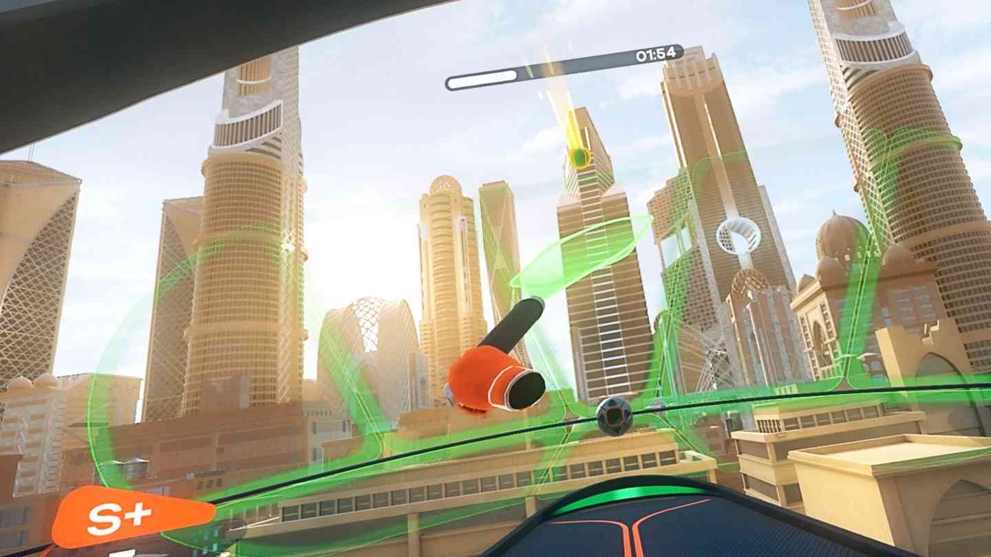 Meta Quest 游戏《朋克网球》Cyberfit Tennis