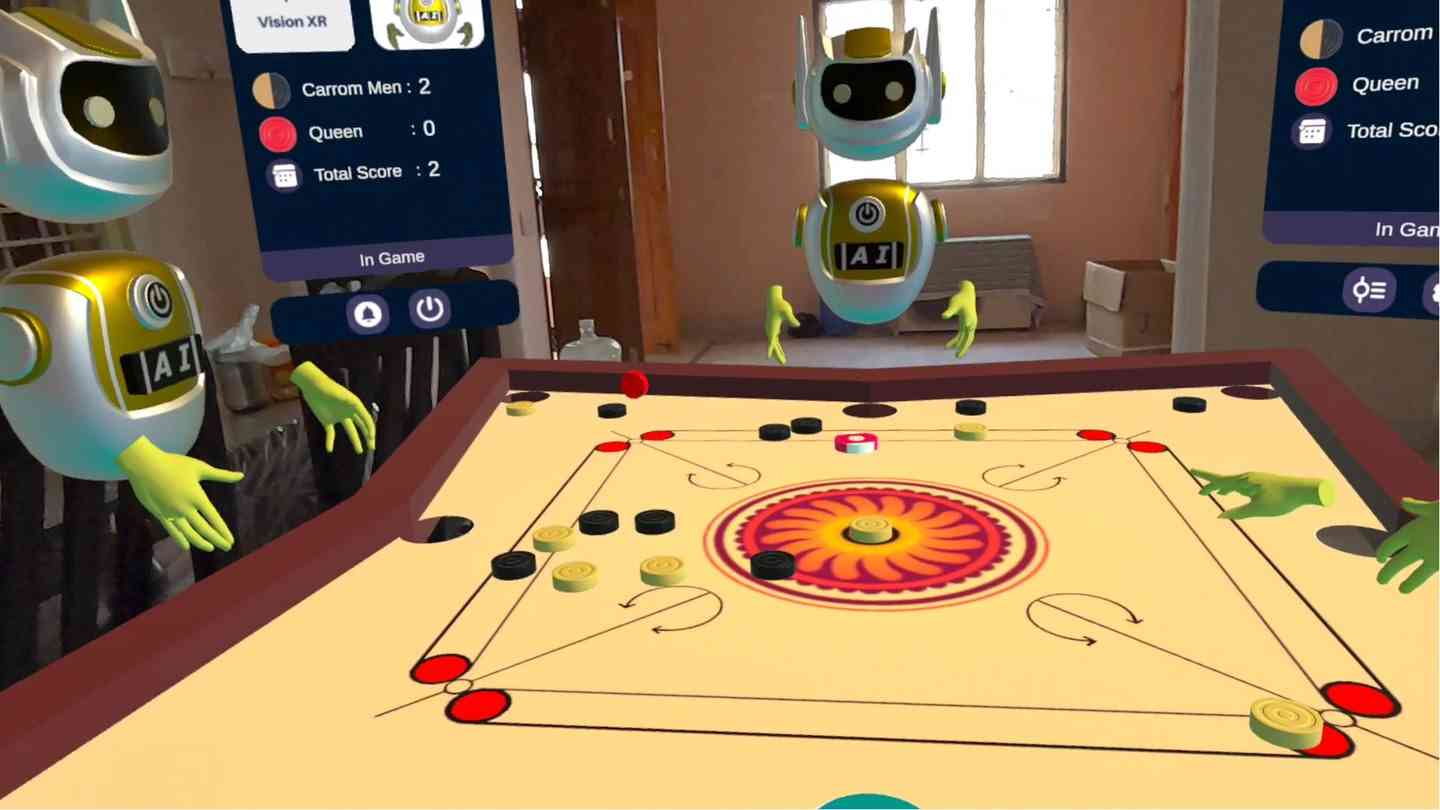 Meta Quest 游戏《皇家卡罗姆》RealCarrom