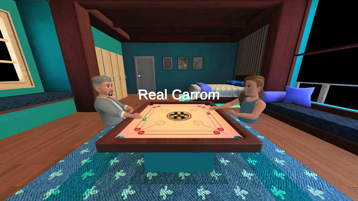 Meta Quest 游戏《皇家卡罗姆》RealCarrom