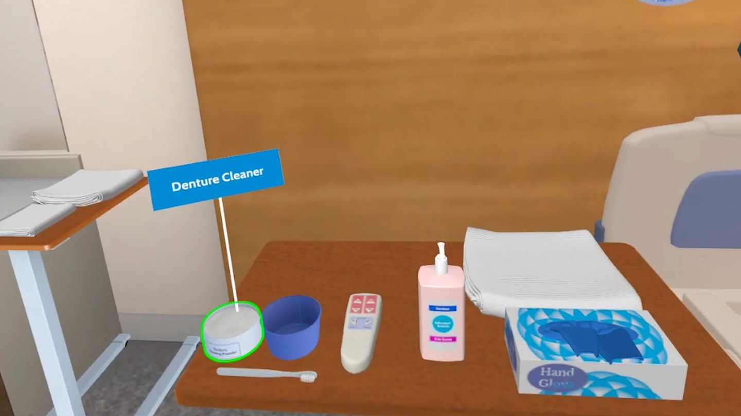 Meta Quest 游戏《义齿护理模拟器》Denture Care Simulator