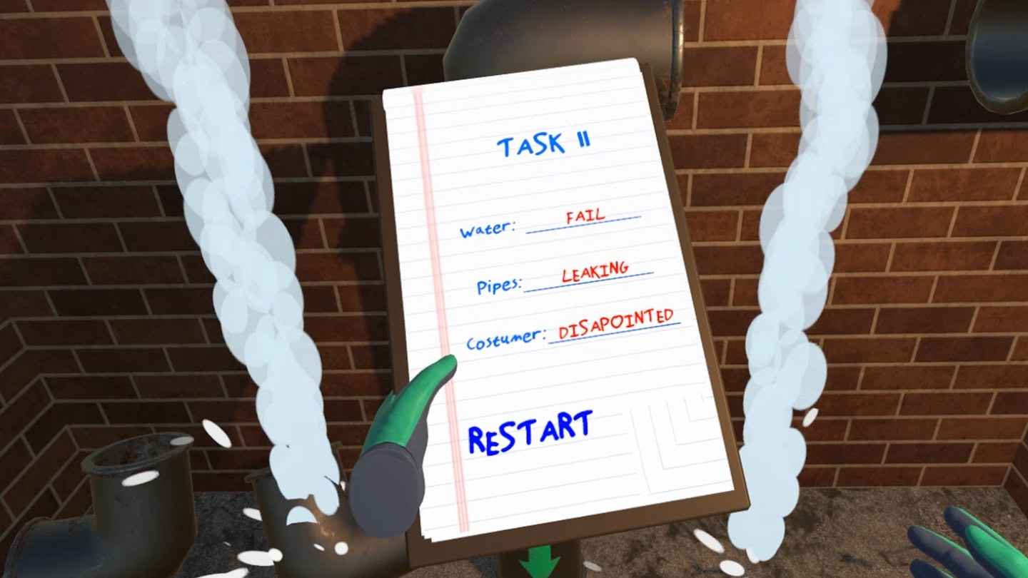 Meta Quest 游戏《水管工》Plumber