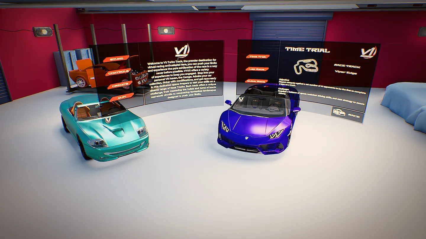 Meta Quest 游戏《V1：涡轮赛道》V1: Turbo Track