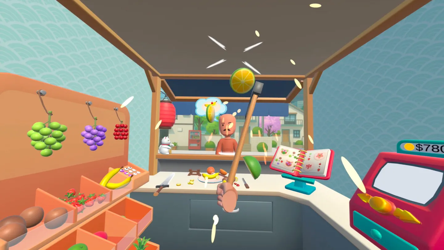 Meta Quest 游戏《烹饪忍者商店模拟器》Food Ninja Shop Simulator