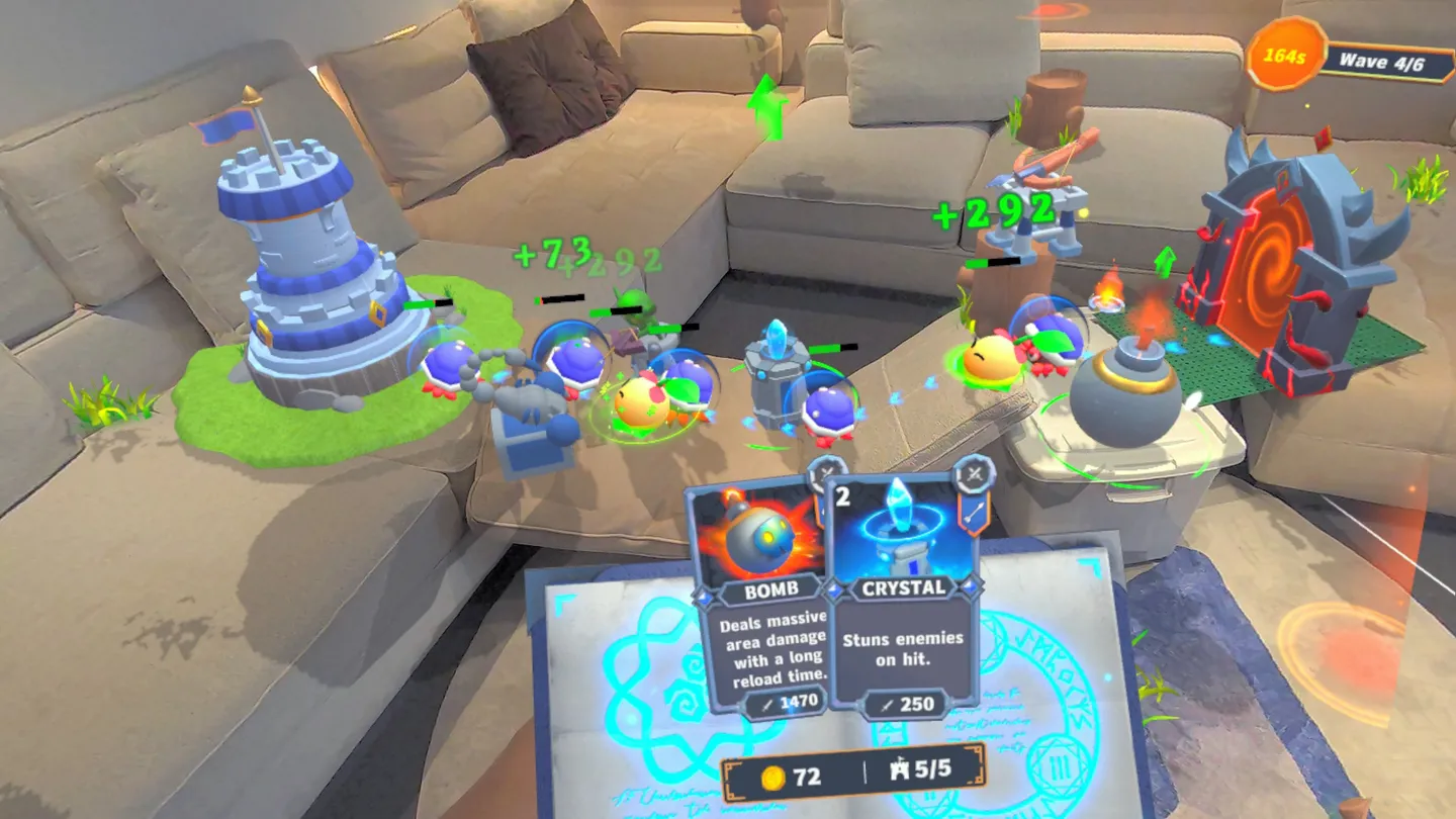 Meta Quest 游戏《塔防卫士》RealityGuard